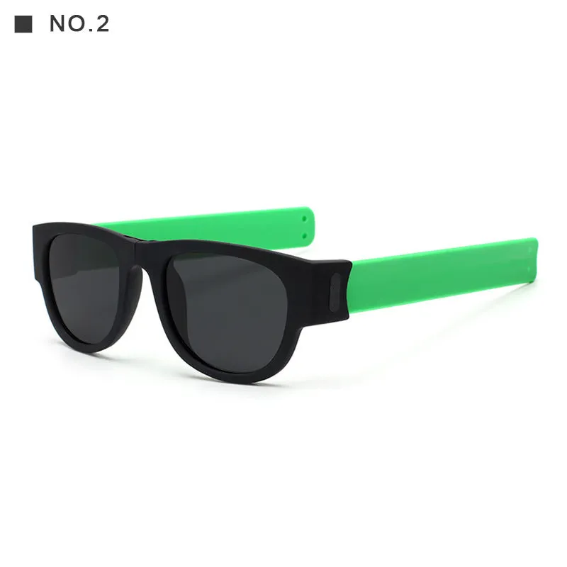 Polarized Folding Wrist Sunglasses Bracelet Design Foldable Sun Glasses | Brodtica.com