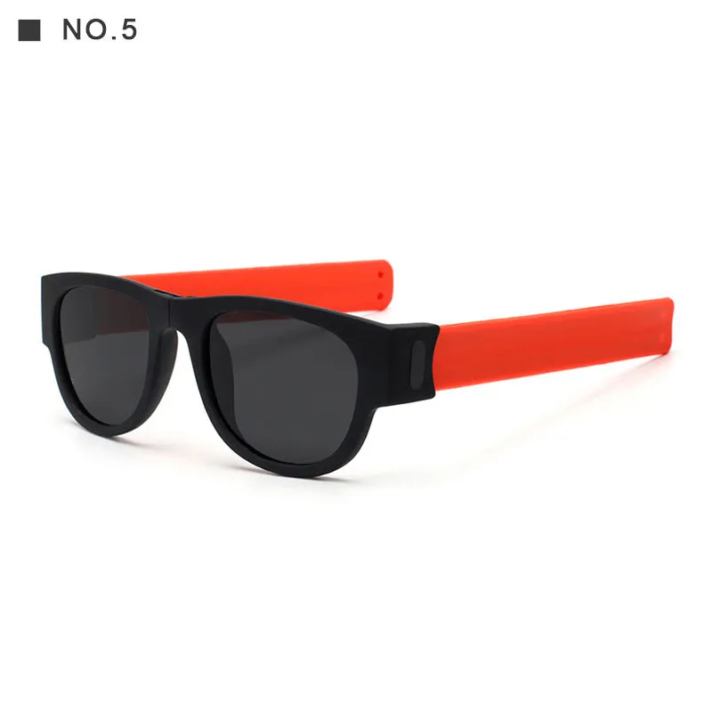 Polarized Folding Wrist Sunglasses Bracelet Design Foldable Sun Glasses | Brodtica.com
