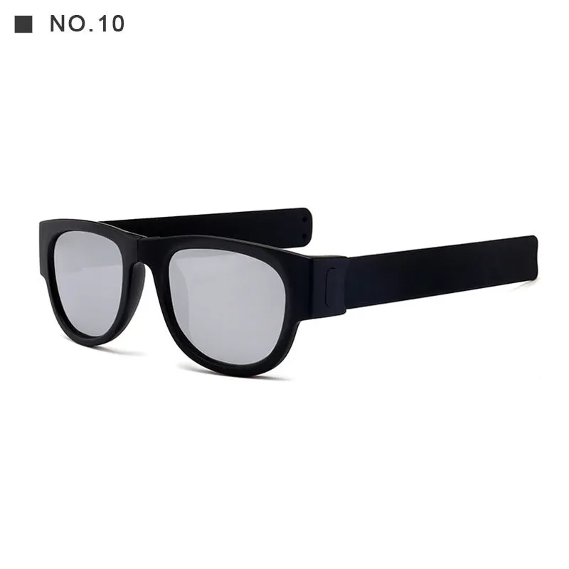 Polarized Folding Wrist Sunglasses Bracelet Design Foldable Sun Glasses | Brodtica.com
