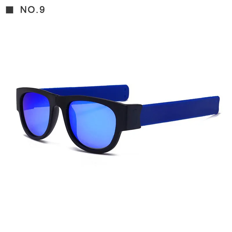 Polarized Folding Wrist Sunglasses Bracelet Design Foldable Sun Glasses | Brodtica.com
