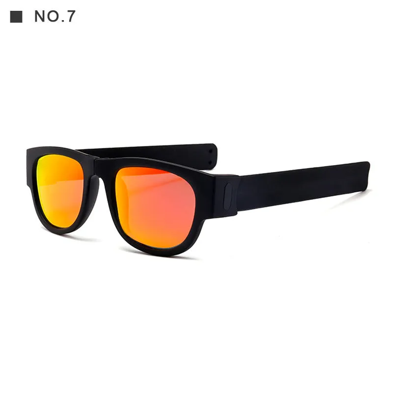 Polarized Folding Wrist Sunglasses Bracelet Design Foldable Sun Glasses | Brodtica.com