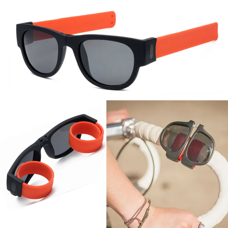 Polarized Folding Wrist Sunglasses Bracelet Design Foldable Sun Glasses | Brodtica.com
