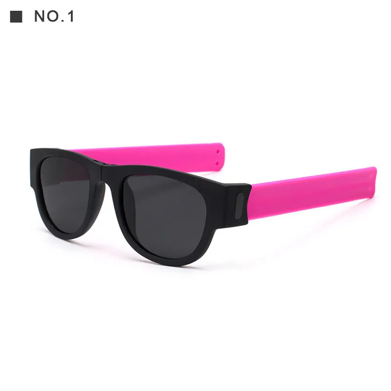 Polarized Folding Wrist Sunglasses Bracelet Design Foldable Sun Glasses | Brodtica.com