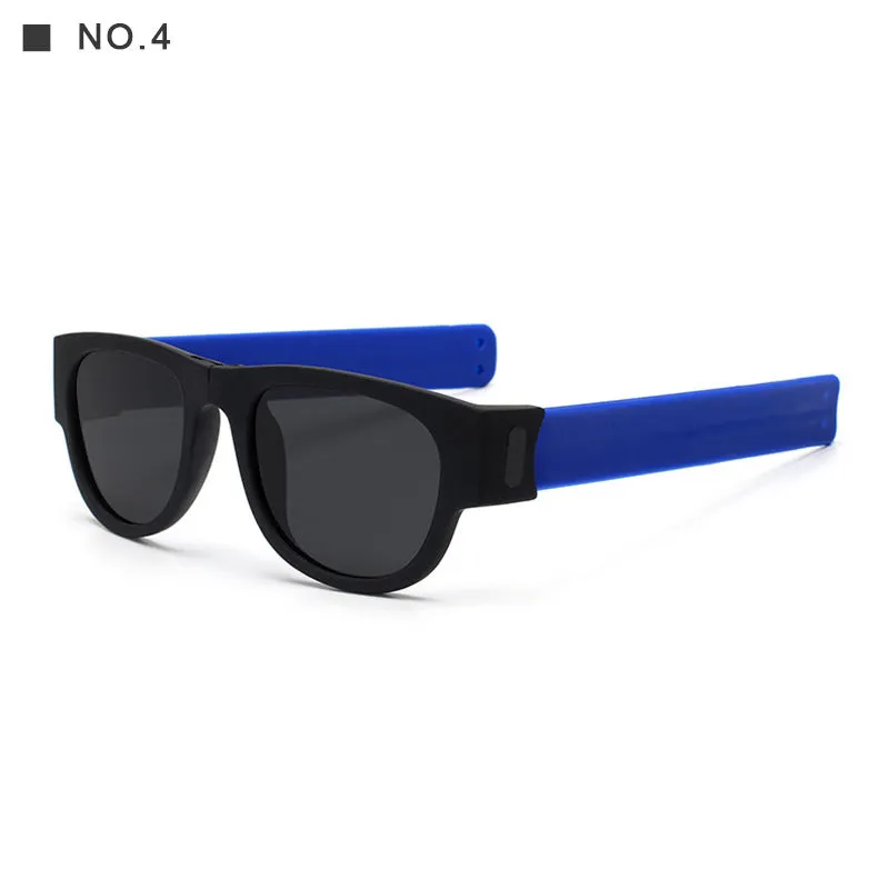 Polarized Folding Wrist Sunglasses Bracelet Design Foldable Sun Glasses | Brodtica.com