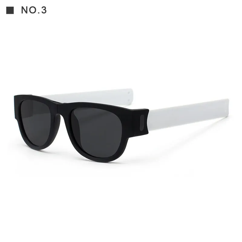 Polarized Folding Wrist Sunglasses Bracelet Design Foldable Sun Glasses | Brodtica.com