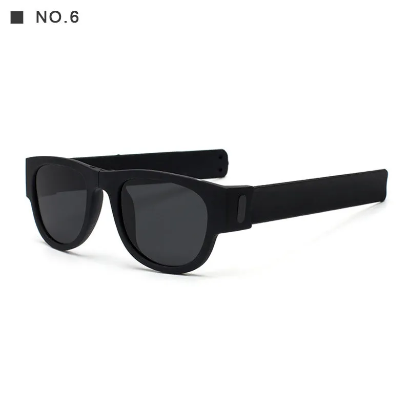 Polarized Folding Wrist Sunglasses Bracelet Design Foldable Sun Glasses | Brodtica.com