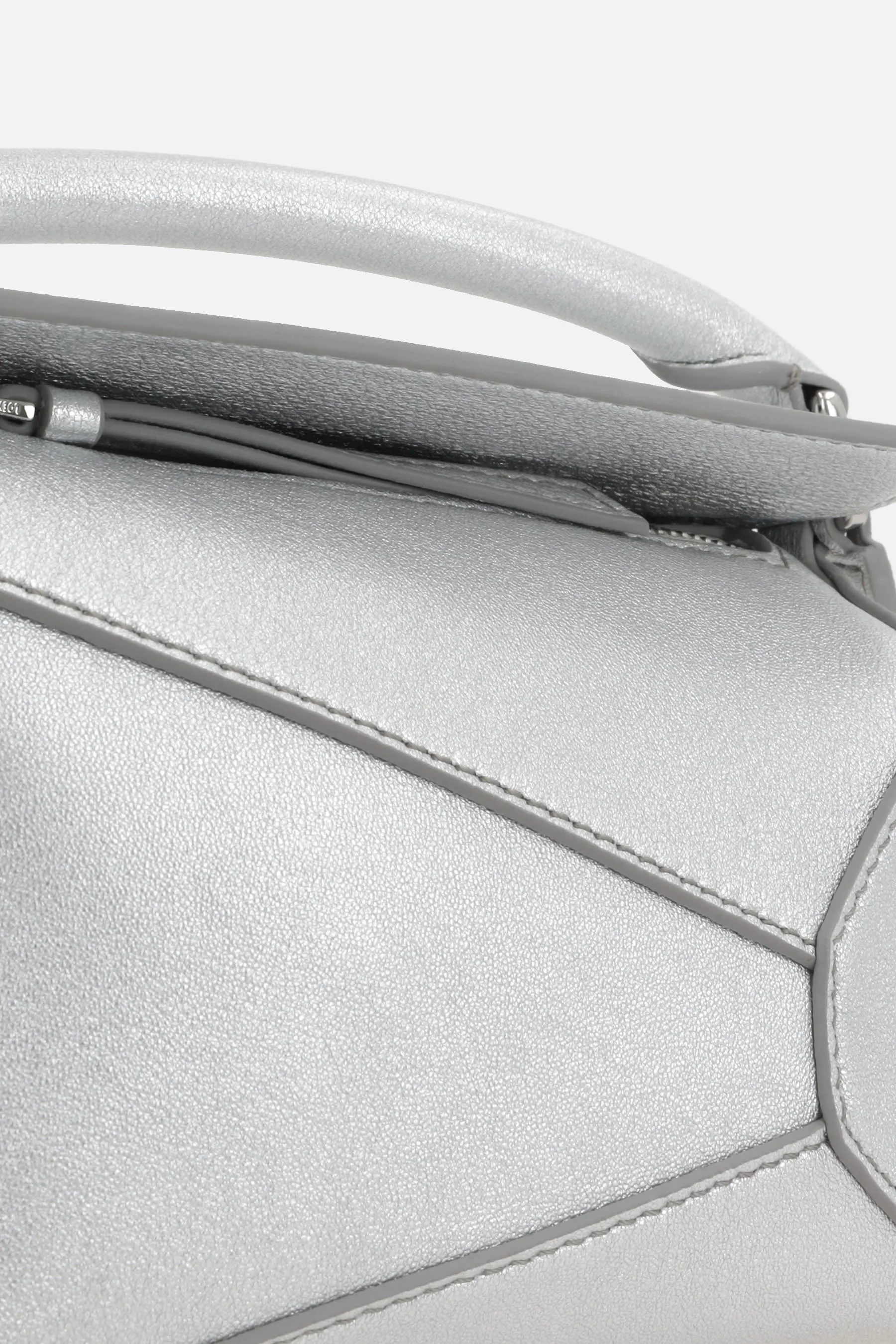 Puzzle Mini Metallic Handbag