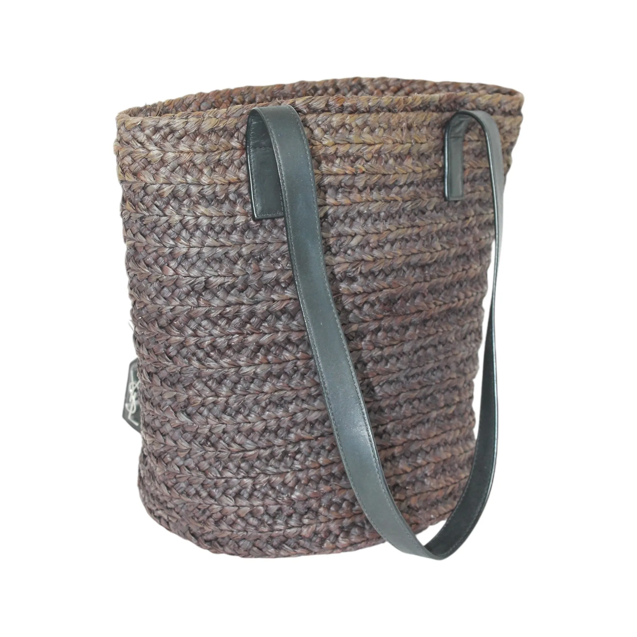 Saint Laurent Raffia Panier 2021 Tote Bag