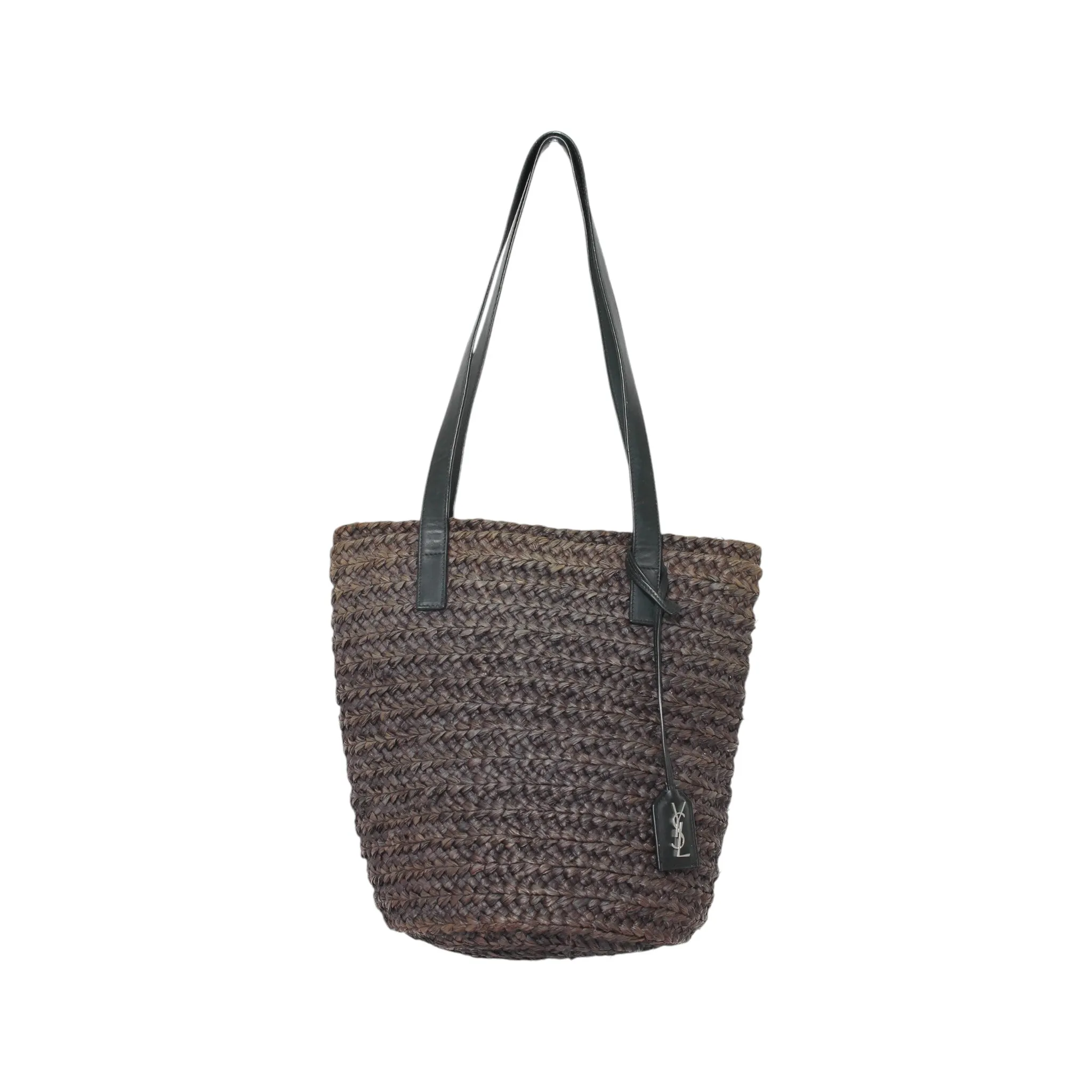 Saint Laurent Raffia Panier 2021 Tote Bag