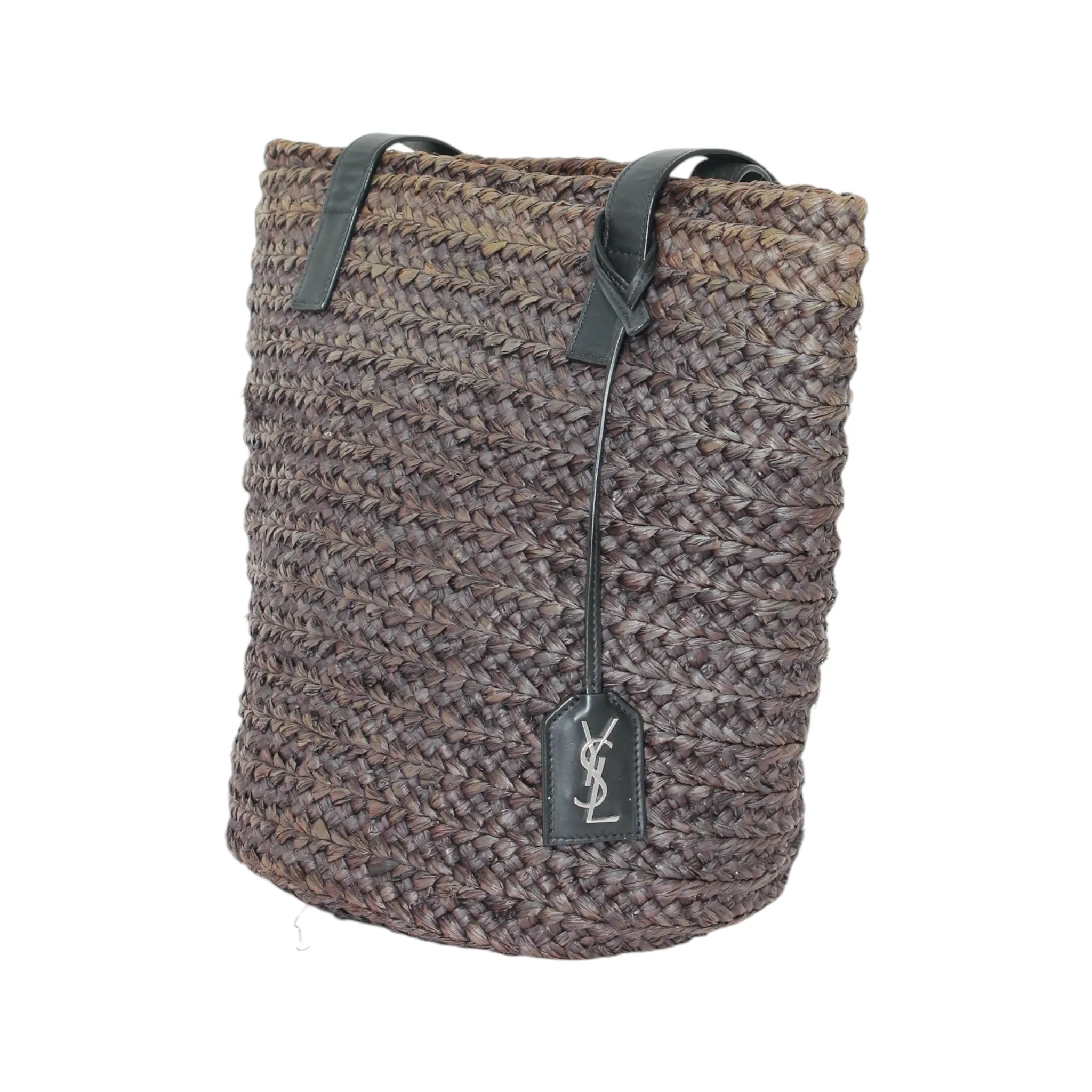 Saint Laurent Raffia Panier 2021 Tote Bag