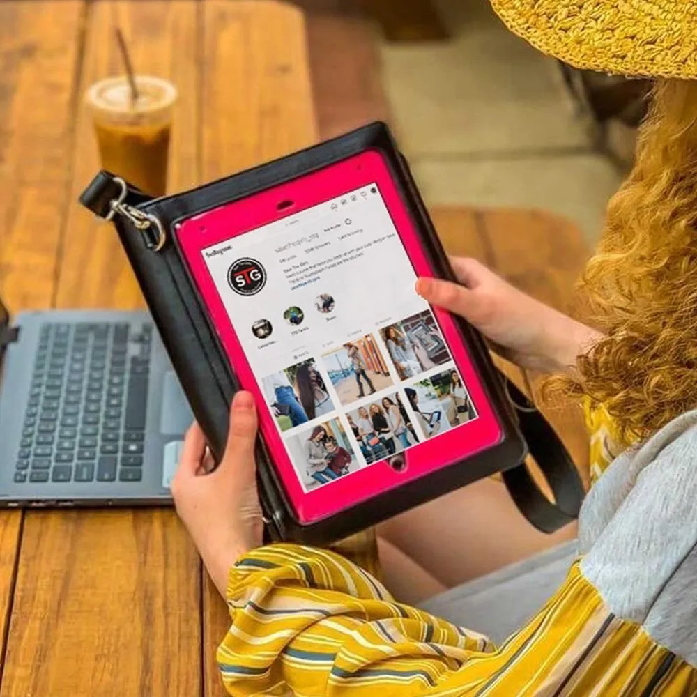 Save the Girls- TABLET MESSENGER BAGS RFID