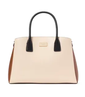 Serena Colorblocked Satchel Milk Glass Multi