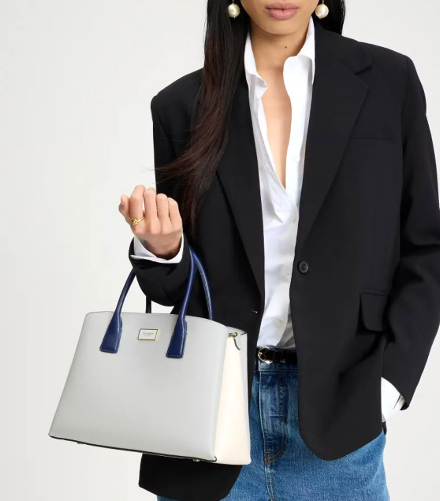 Serena Colorblocked Satchel Stone Path Multi