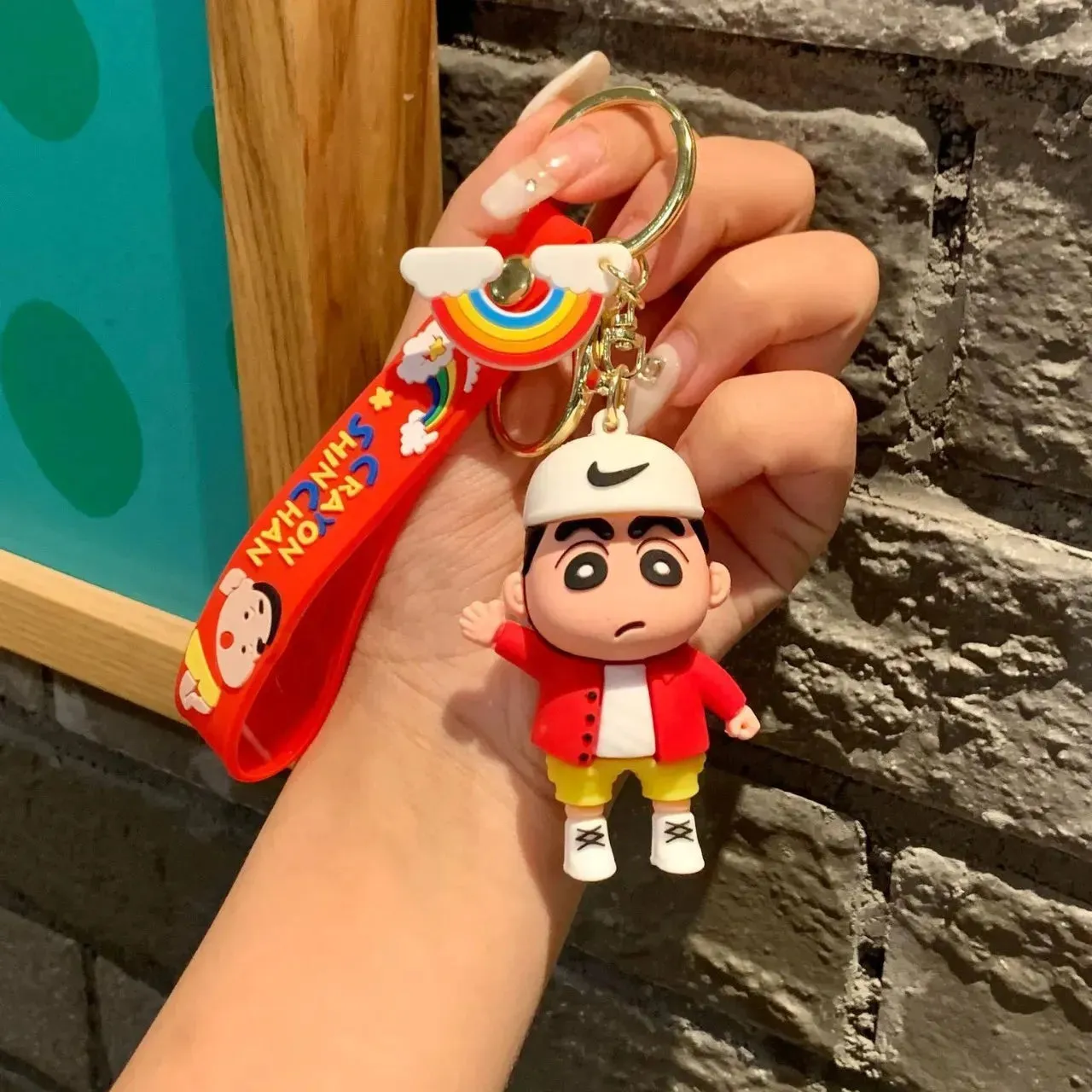 Shinchan Street Style Keychain