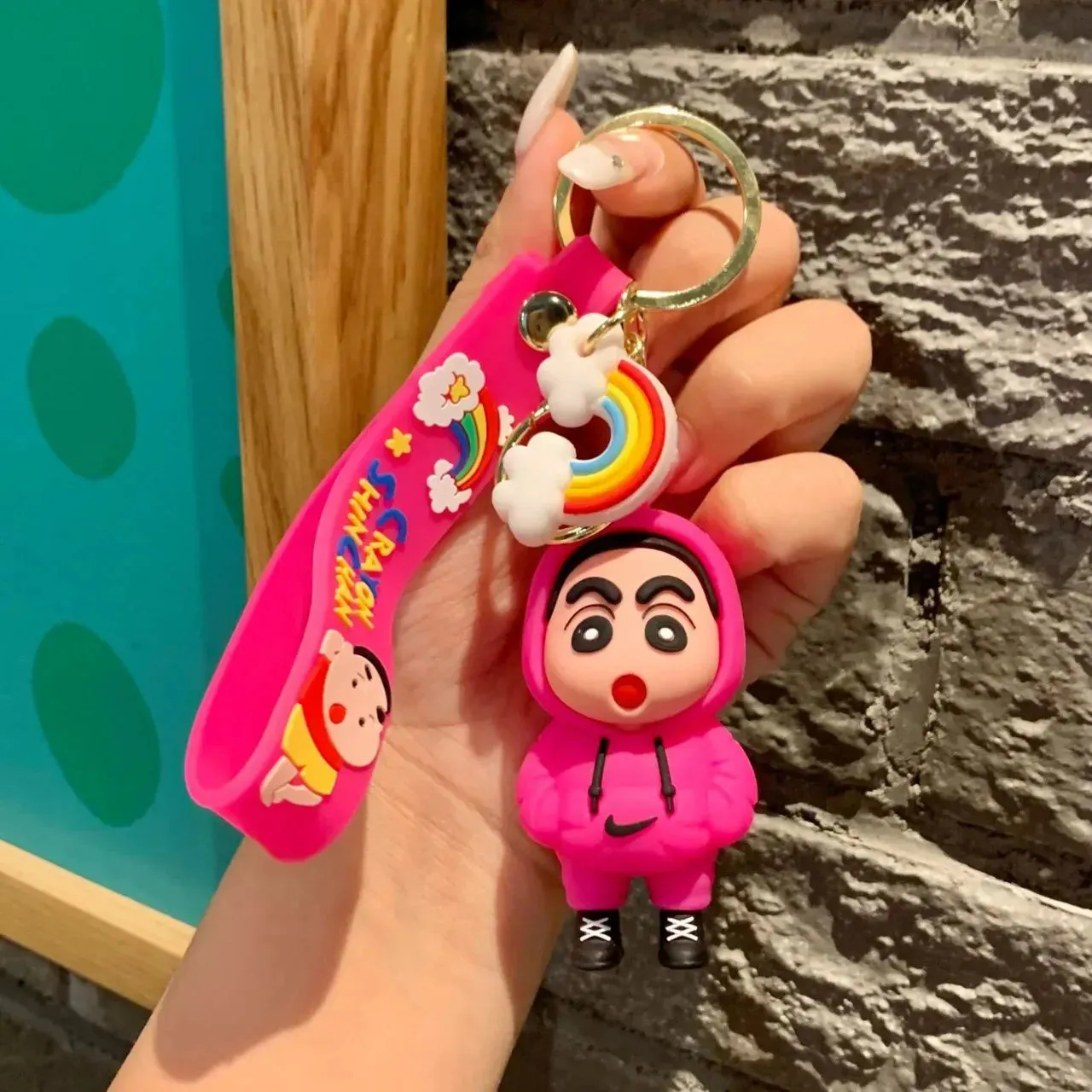 Shinchan Street Style Keychain