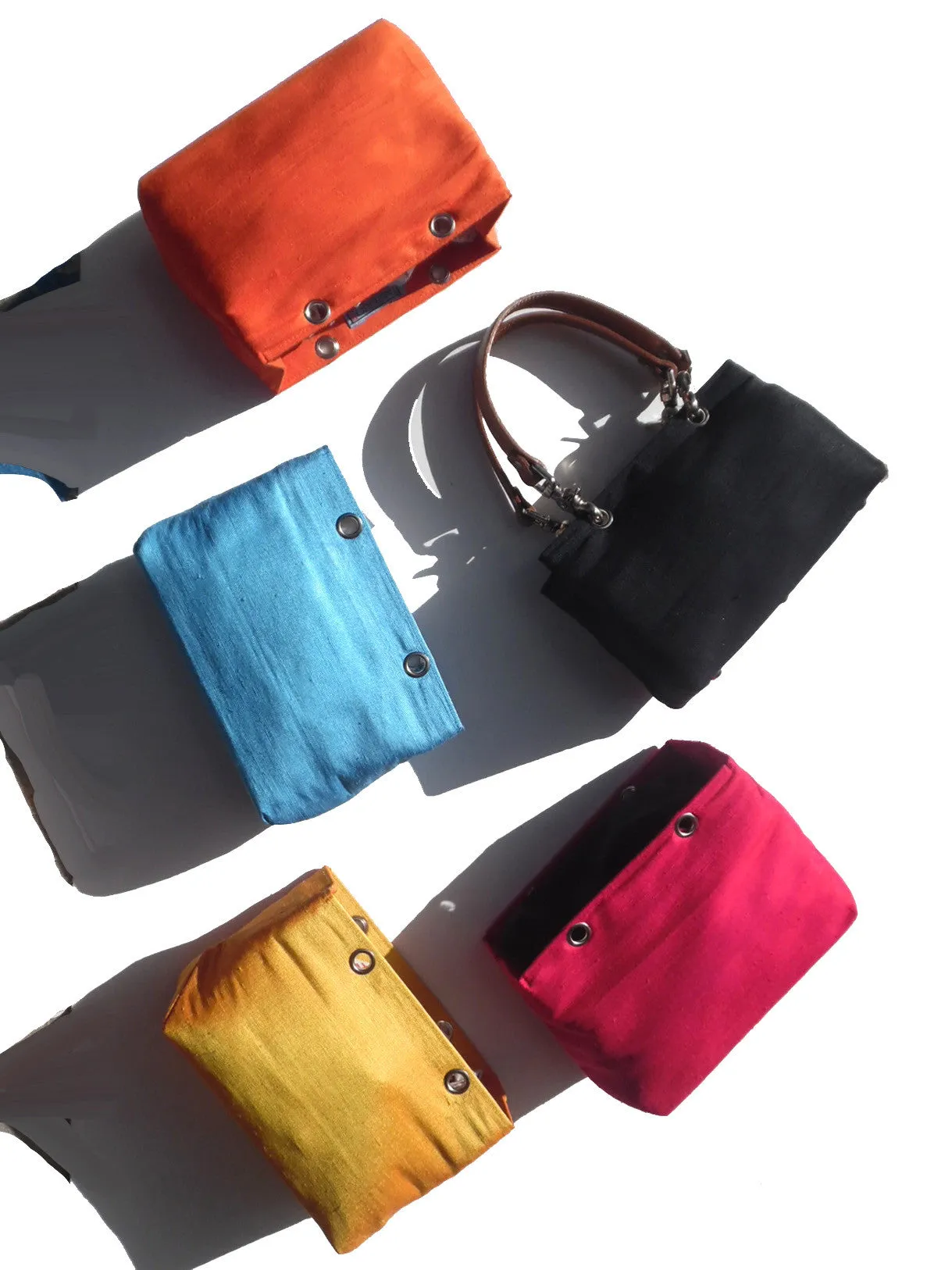 Silk Mini Bags In Assorted Colors