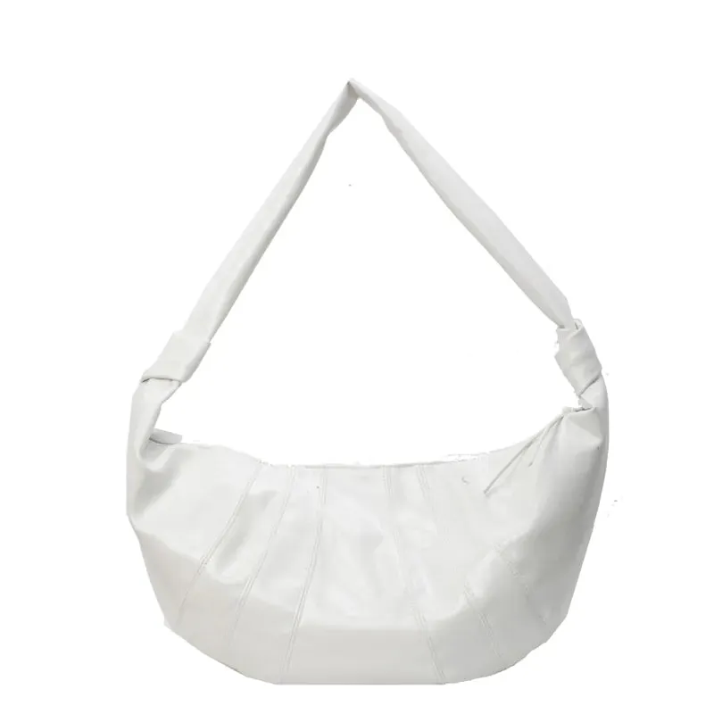 Simple large capacity PU shoulder bag
