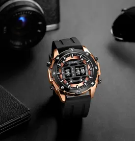 Sport leather men's quartz watch | Brodtica.com