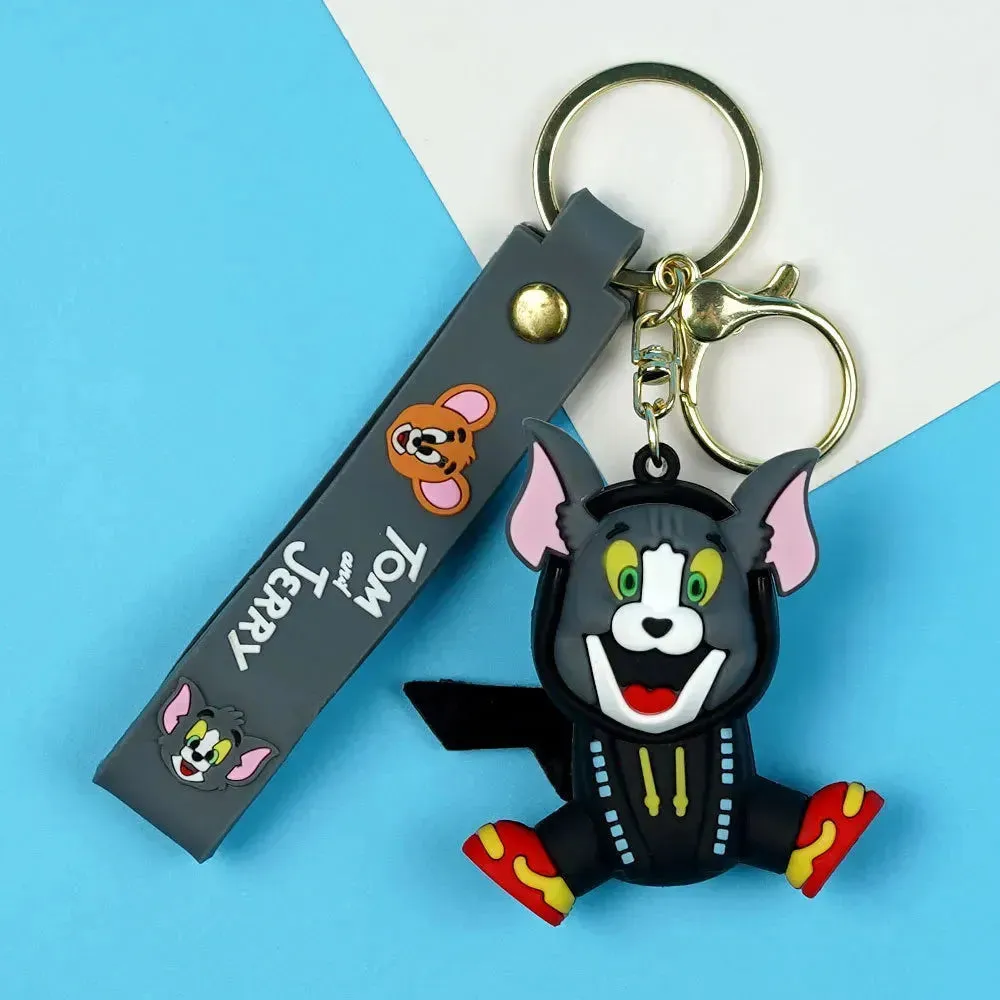 Tom and Jerry Hoodie Havoc Keychain