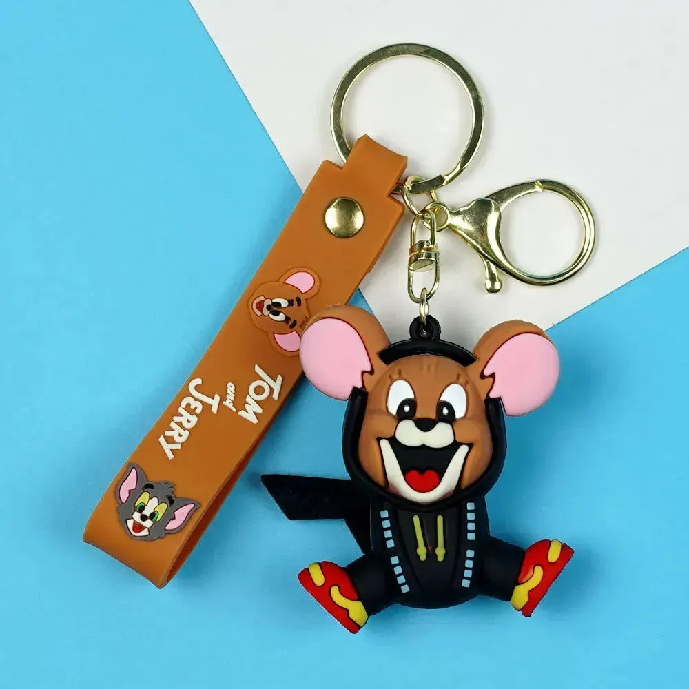 Tom and Jerry Hoodie Havoc Keychain