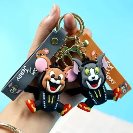 Tom and Jerry Hoodie Havoc Keychain