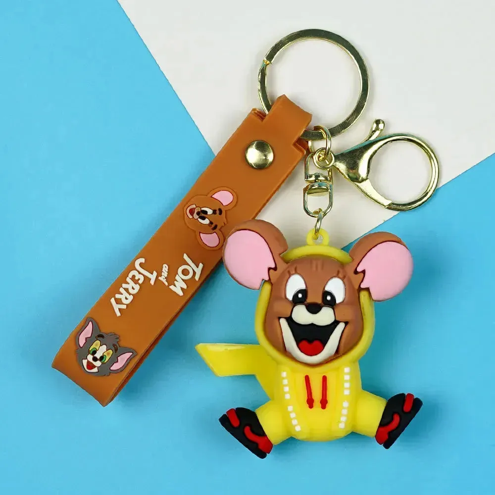 Tom and Jerry Hoodie Havoc Keychain