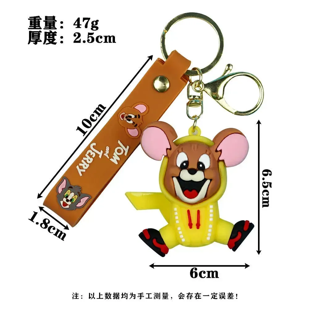 Tom and Jerry Hoodie Havoc Keychain