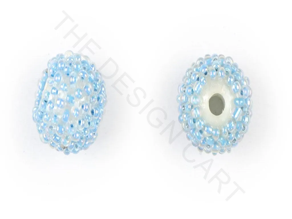 Turquoise Woven Beaded Beads