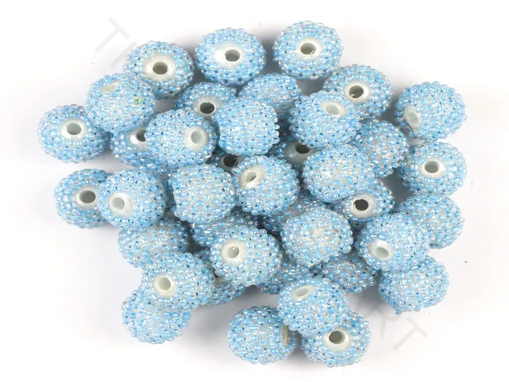 Turquoise Woven Beaded Beads