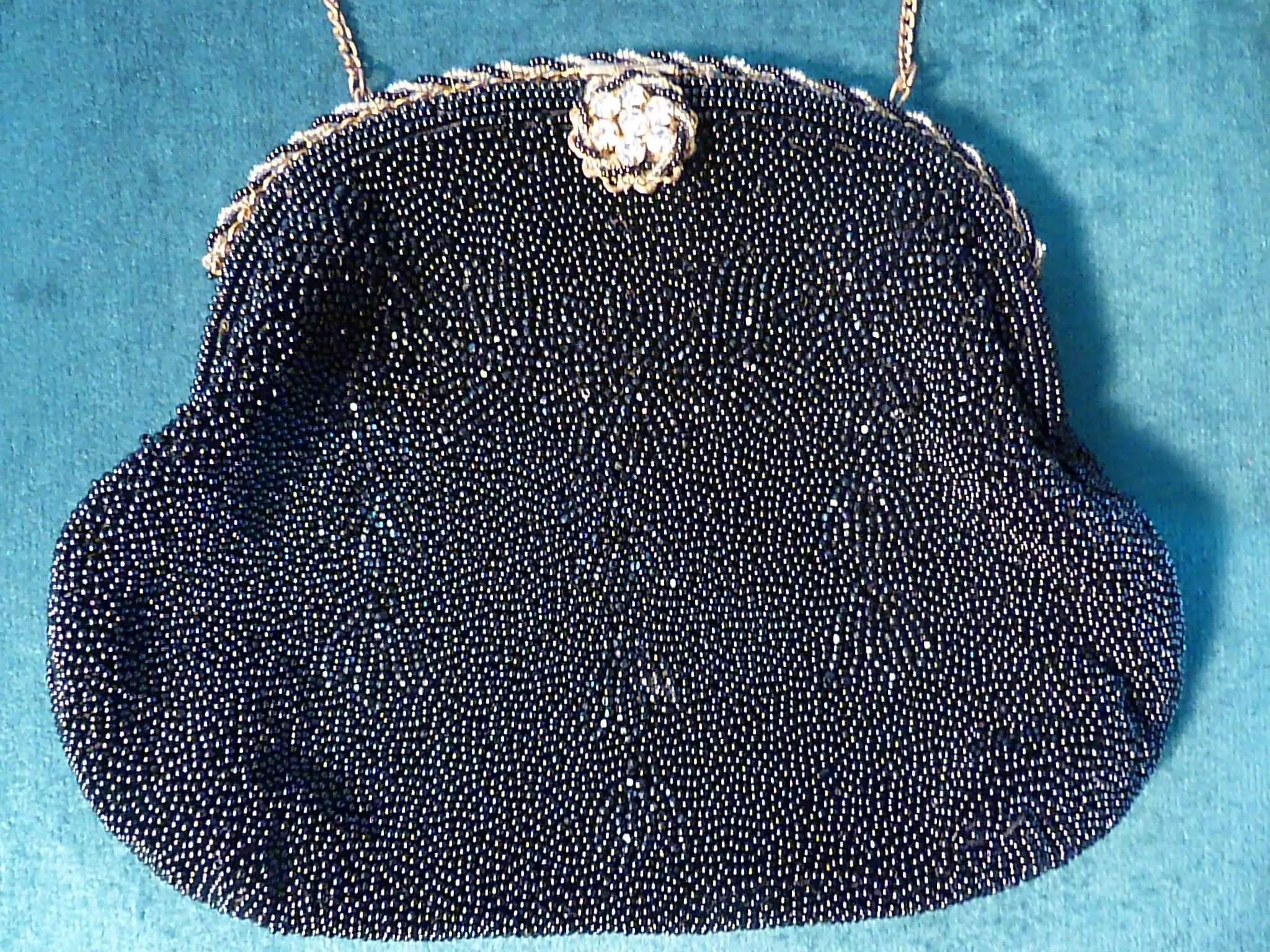 Vintage handbag Walborg Belgium beaded bag
