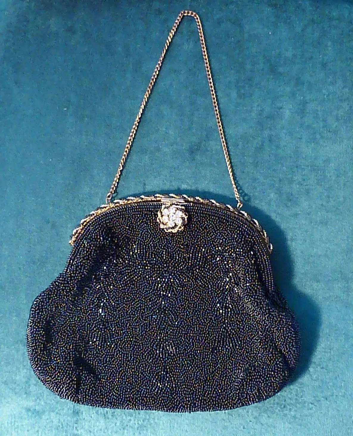 Vintage handbag Walborg Belgium beaded bag