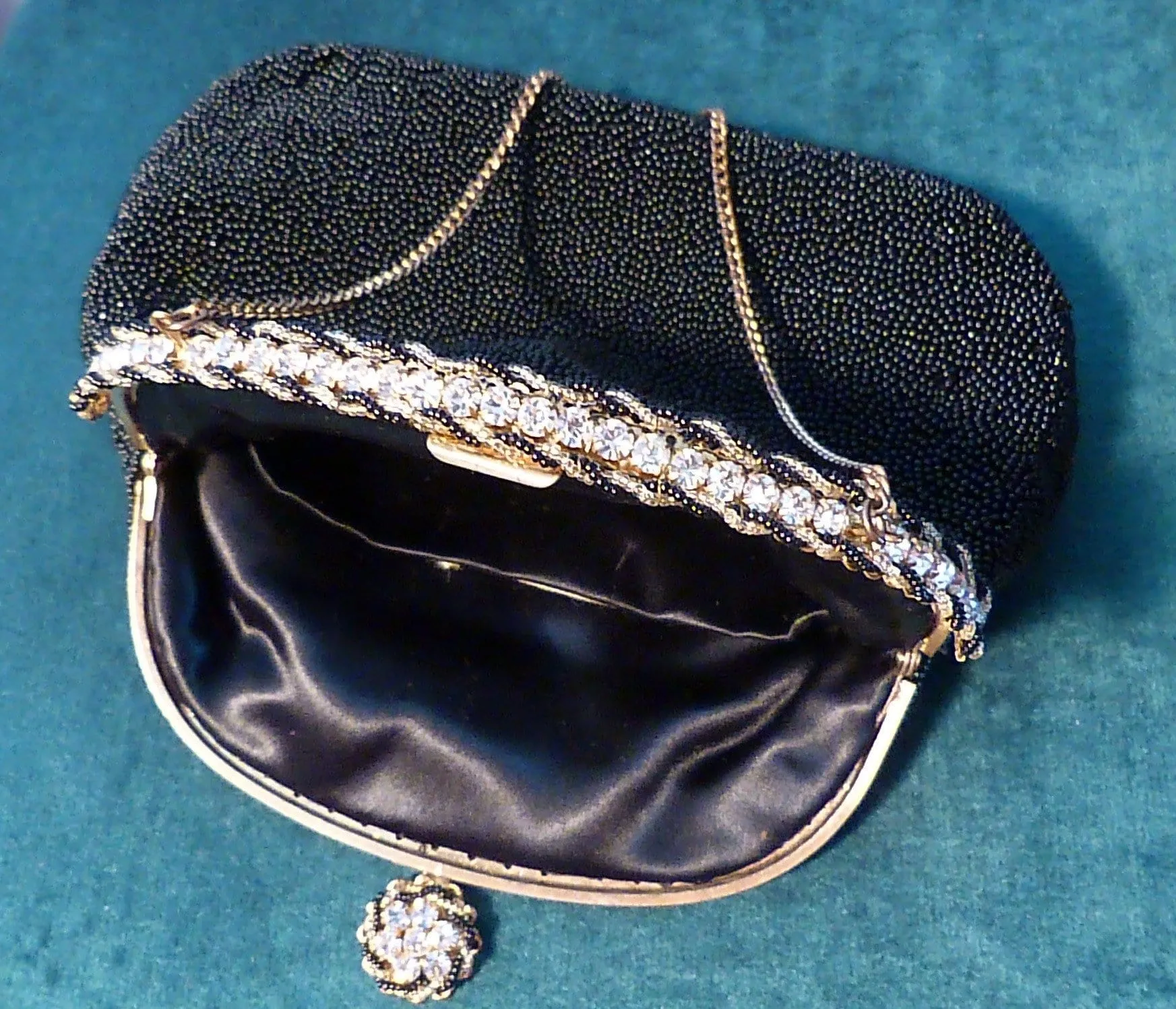 Vintage handbag Walborg Belgium beaded bag