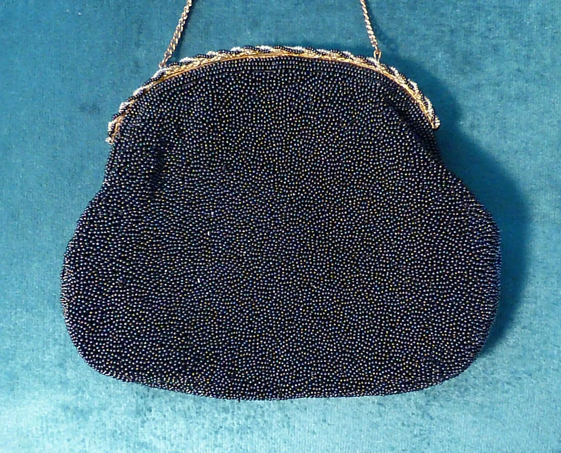 Vintage handbag Walborg Belgium beaded bag