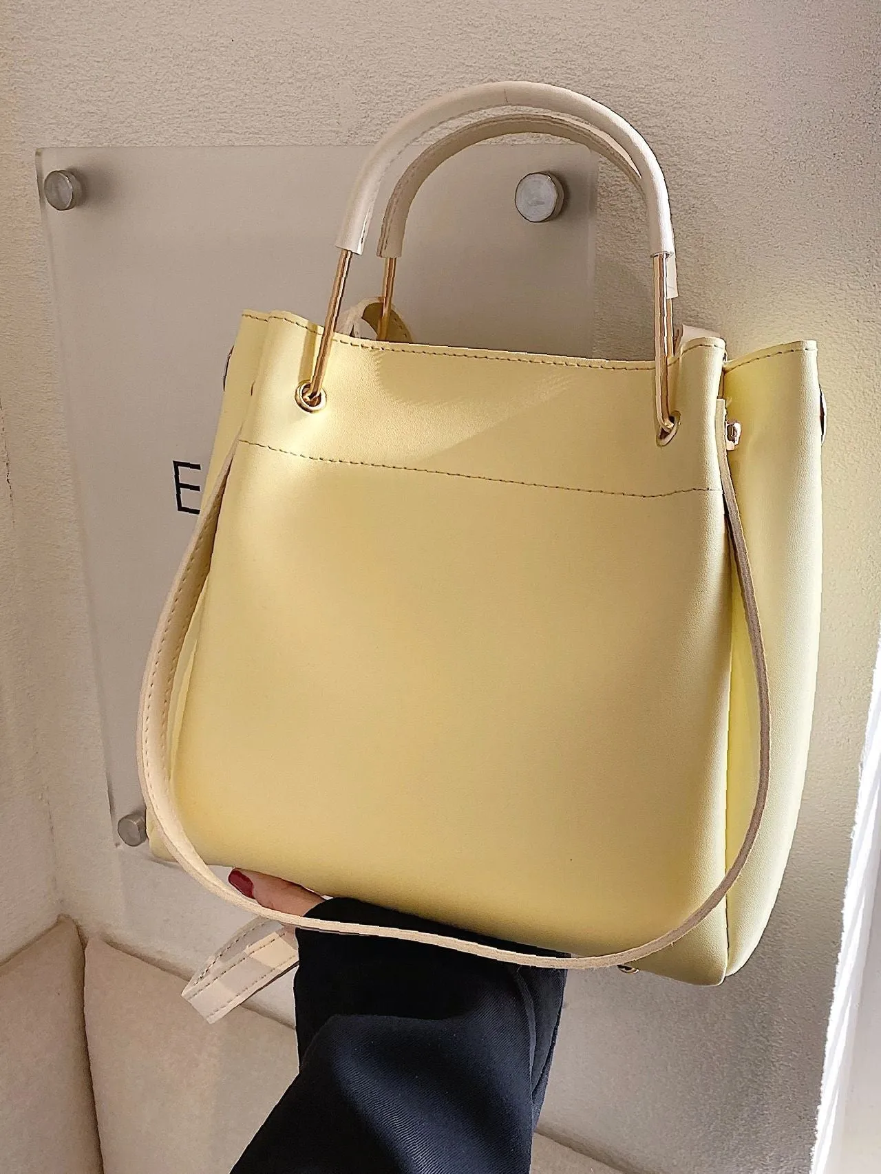 Vvsha Minimalist Shoulder Tote Bag   Women Tote Bags