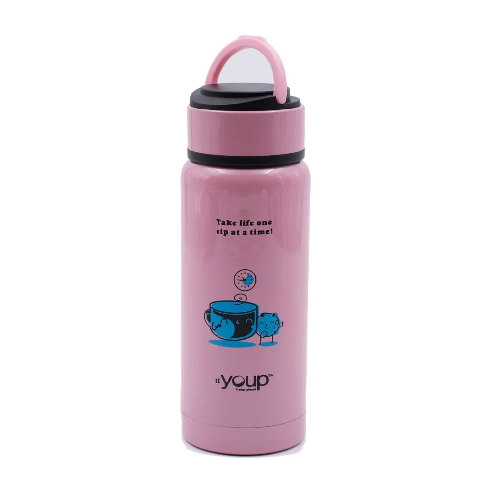 Youp Thermosteel Insulated Pink Color Kids Water Bottle Yp261 - 260 Ml