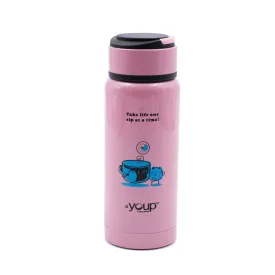 Youp Thermosteel Insulated Pink Color Kids Water Bottle Yp353 - 350 Ml