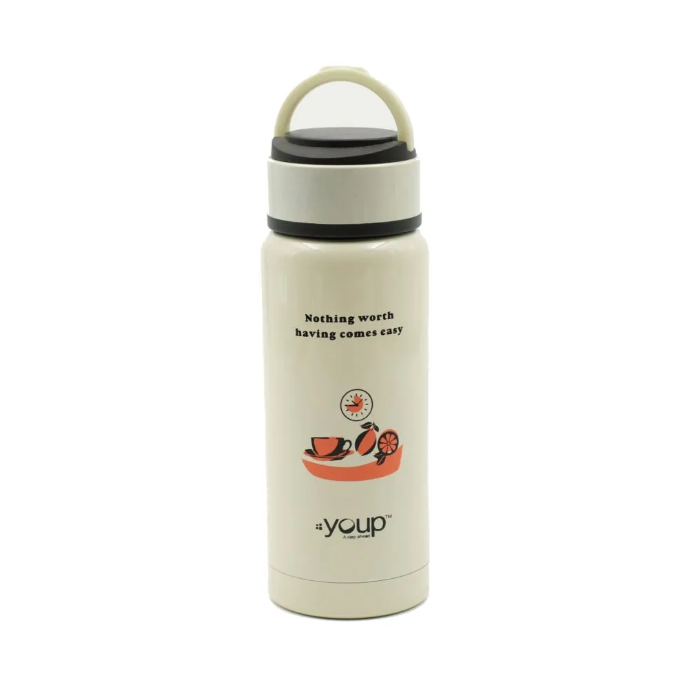 Youp Thermosteel Insulated Soft Yellow Color Kids Water Bottle Yp353 - 350 Ml