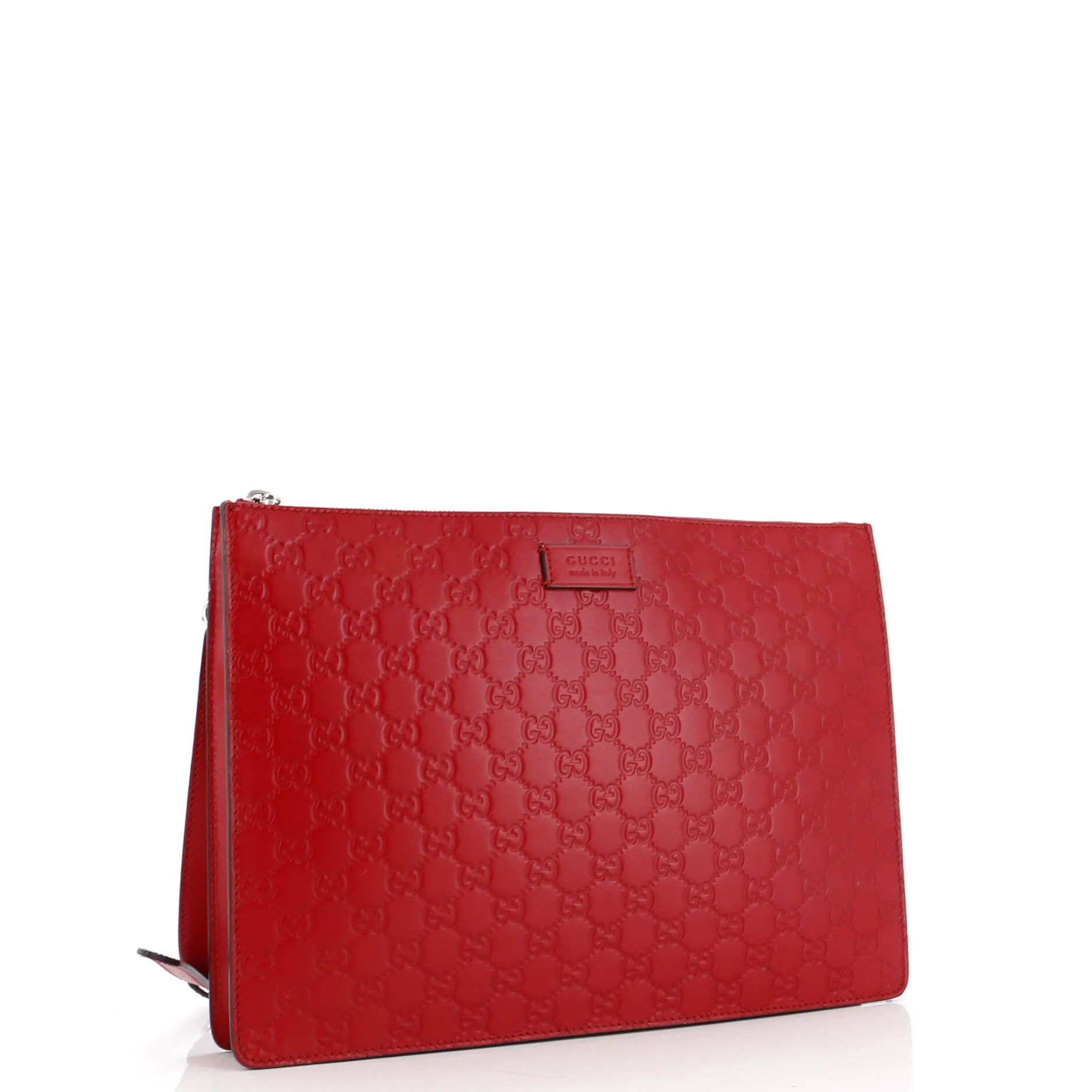 Zip Messenger Bag Guccissima Leather Large